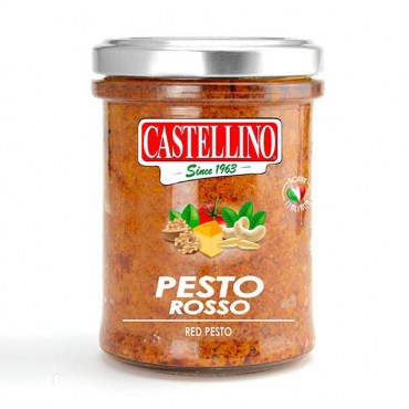 CASTELLINO Pesto Rosso al pomodoro secco e basilico, Castellino - TMC 1 anno 180g